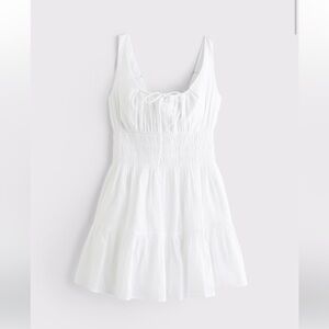 Abercrombie Smoked Tie-Front Mini Dress